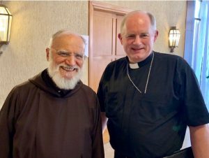 Fr. Raniero Cantalamessa and Bishop Peter Smith