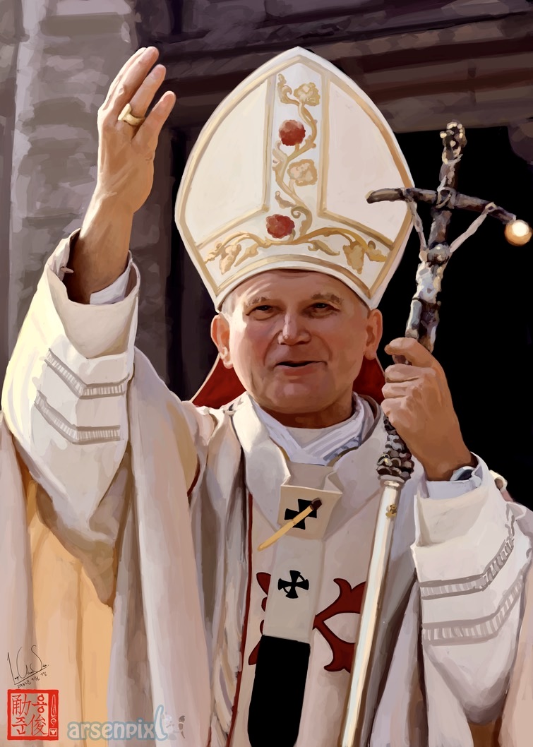 Pope John Paul II speaks to the Renewal