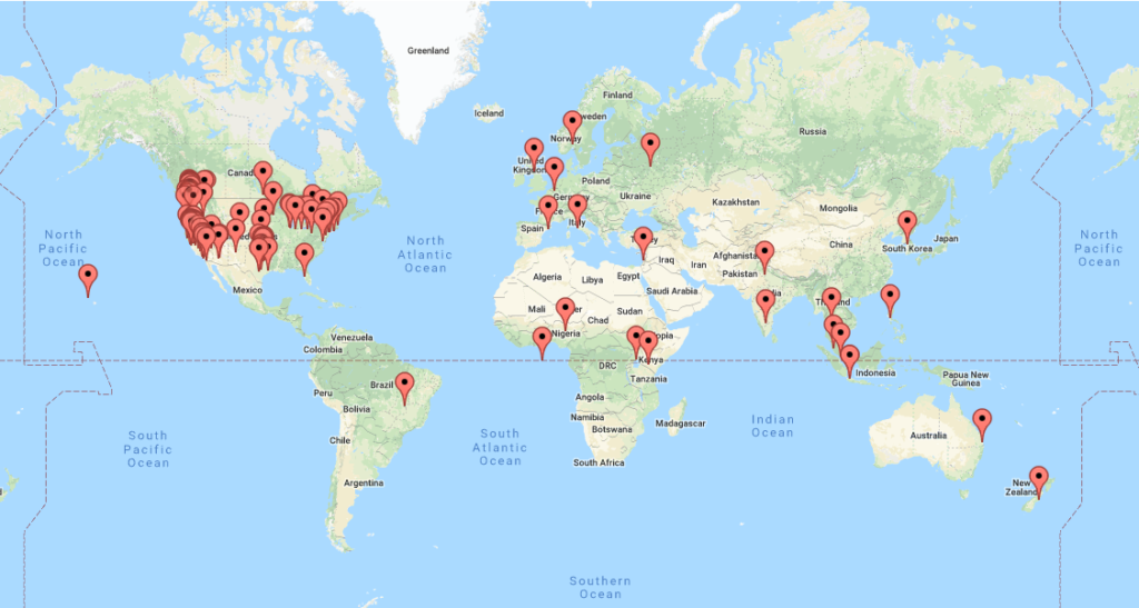Recent Visitors to the WOCCR website