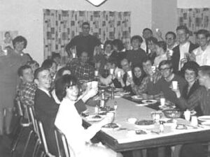Duquesne Weekend Retreat Birthday Party, 1967